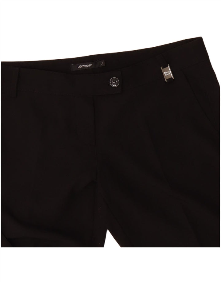 DENNY ROSE Lige jakkesæt til kvinder Store W34 L32 Sort polyester