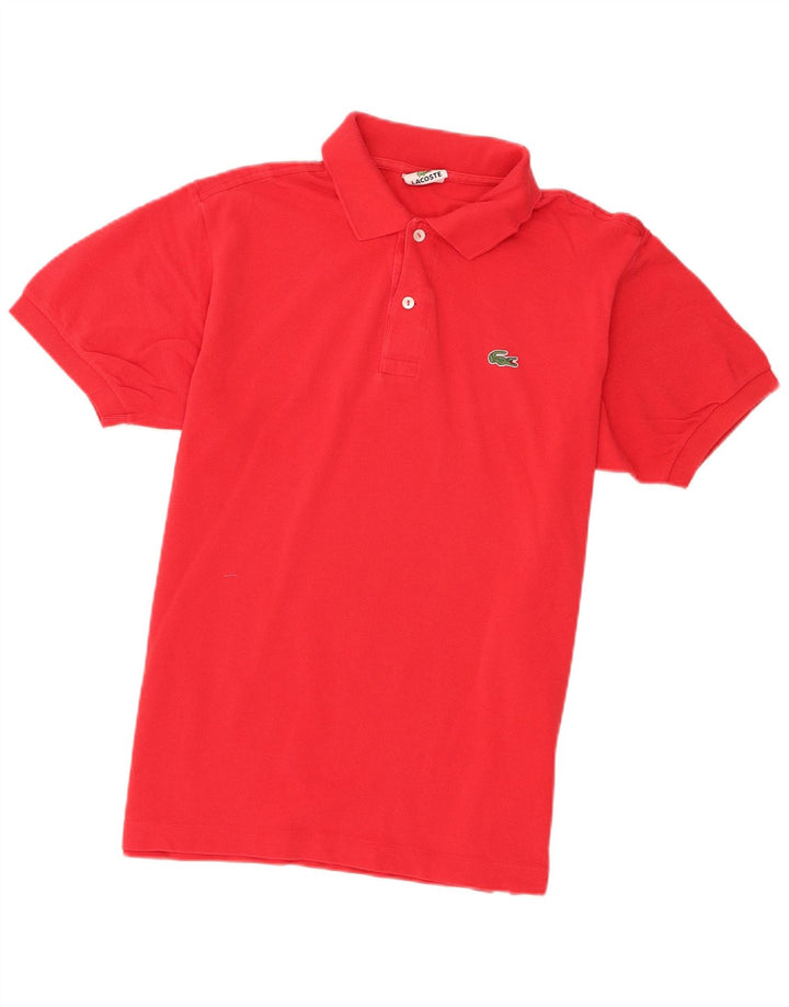 Lacoste herre poloshirt størrelse 4 Medium rød bomuld