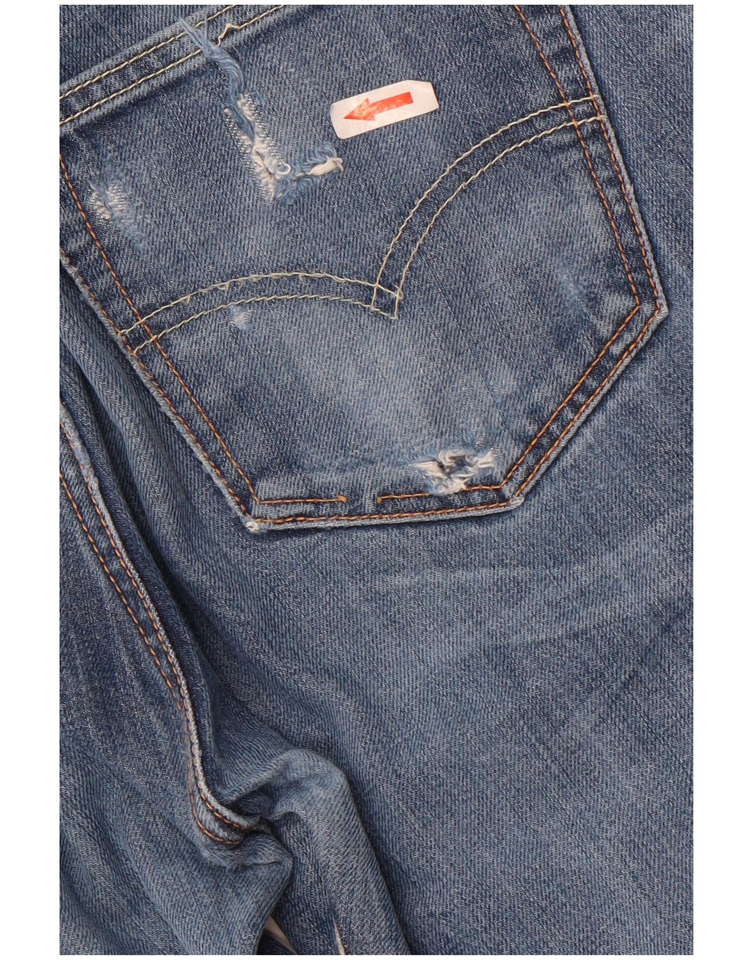 Levi's Herre 501 Straight Jeans W32 L30 Blå Bomuld
