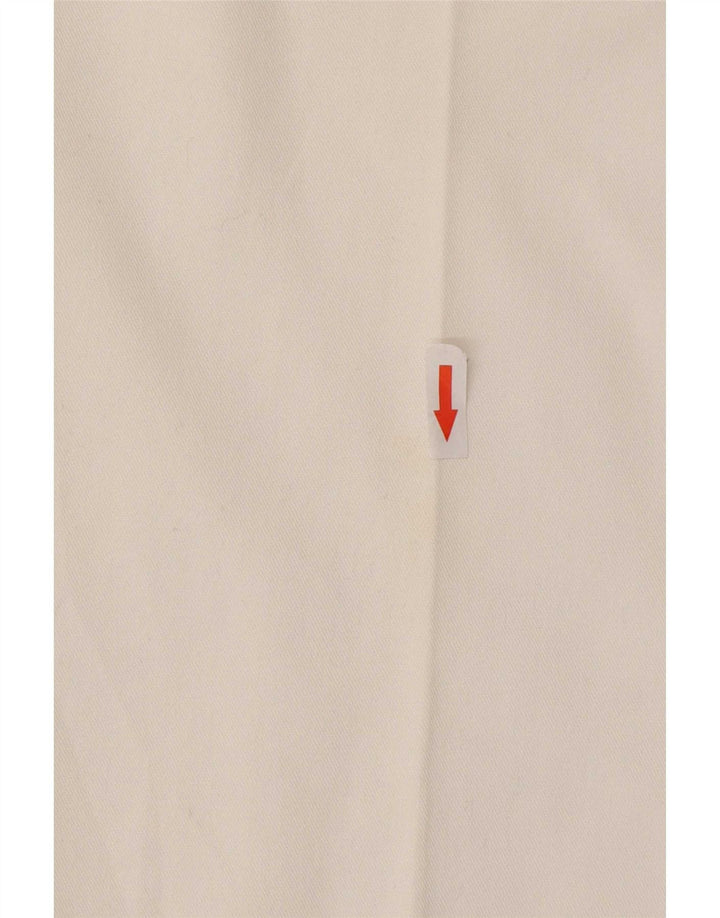Dickies Lige Chinobukser til mænd W34 L28 Hvid polyester