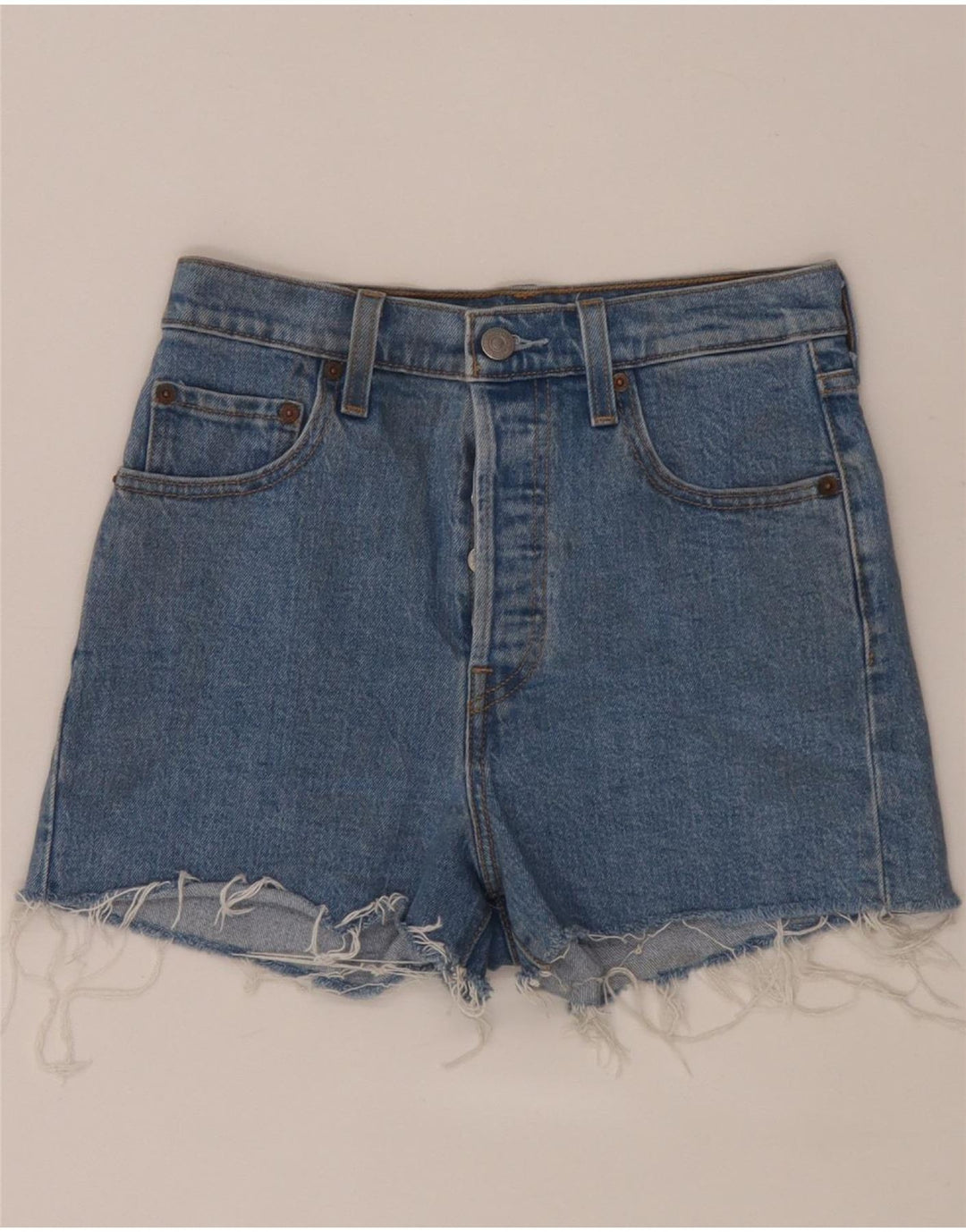 Levi's denimshorts til kvinder W26 Små blå bomuld