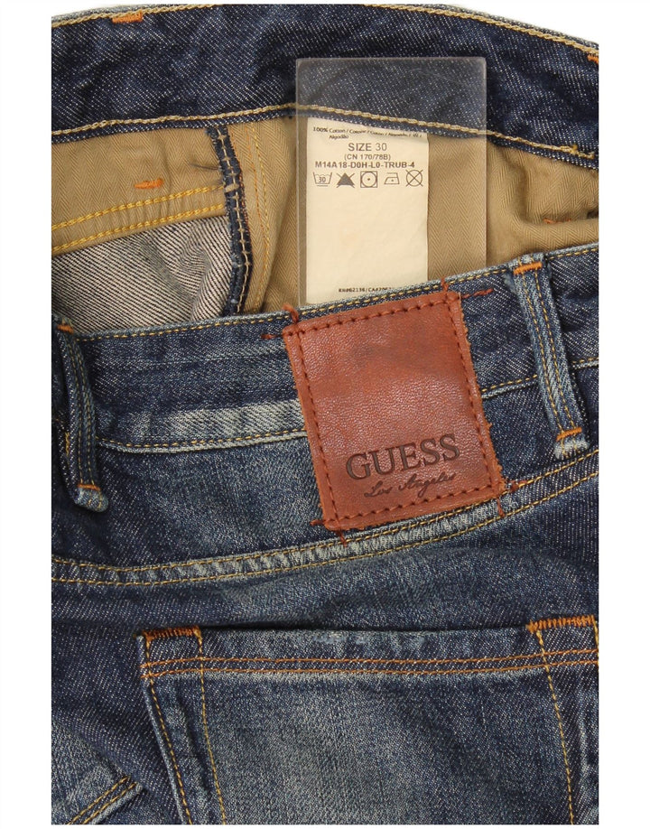 Guess lige jeans til kvinder W30 L33 marineblå bomuld