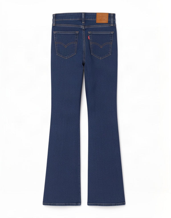 Levi's Dame 726 Flared Jeans W27 L32 Blå Bomuld