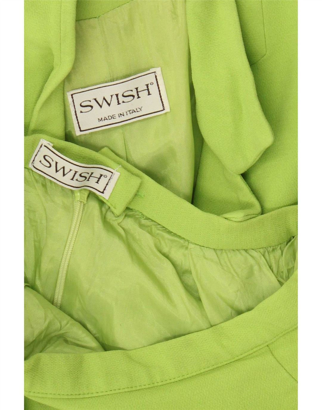 Swish Womens 4-knap 2-delt nederdelsæt UK 8 Small W24 Green
