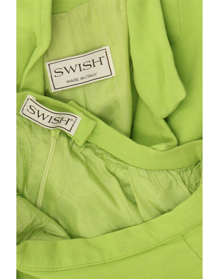 Swish Womens 4-knap 2-delt nederdelsæt UK 8 Small W24 Green