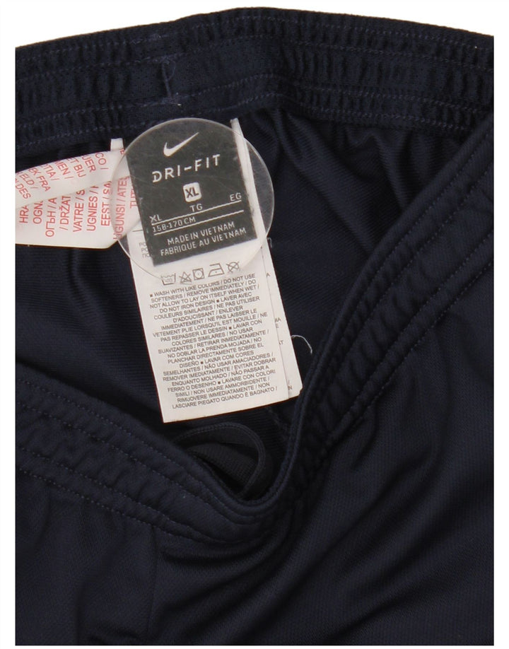 NIKE Dri Fit træningsdragt bukser til drenge 13-14 år XL marineblå polyester