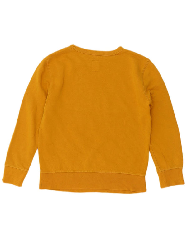 Gap Boys Graphic Sweatshirt Jumper 8-9 Years Medium Yellow Cotton
