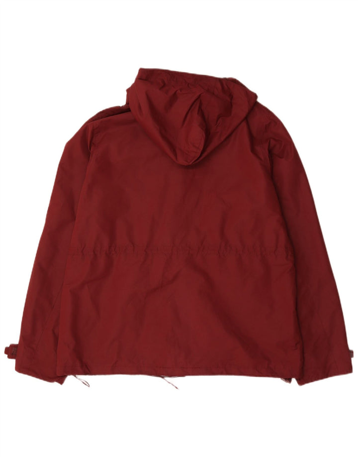 Mountain Warehouse Dame Regnjakke med hætte UK 16 Large Burgundy Polyester