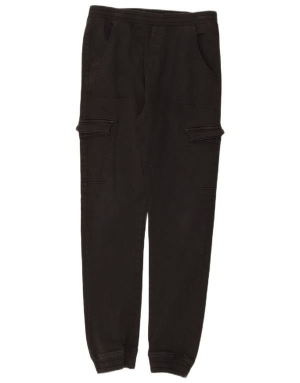 Marks & Spencer Girls Joggers Cargo Bukser 13-14 år W28 L29 Sort