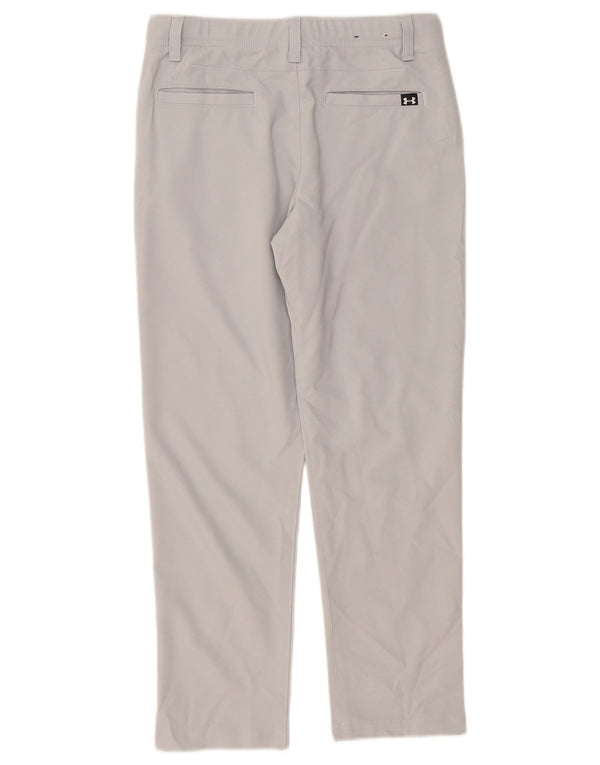 Under Armour drenge lige chinobukser 9-10 år W28 L24 Grå polyester