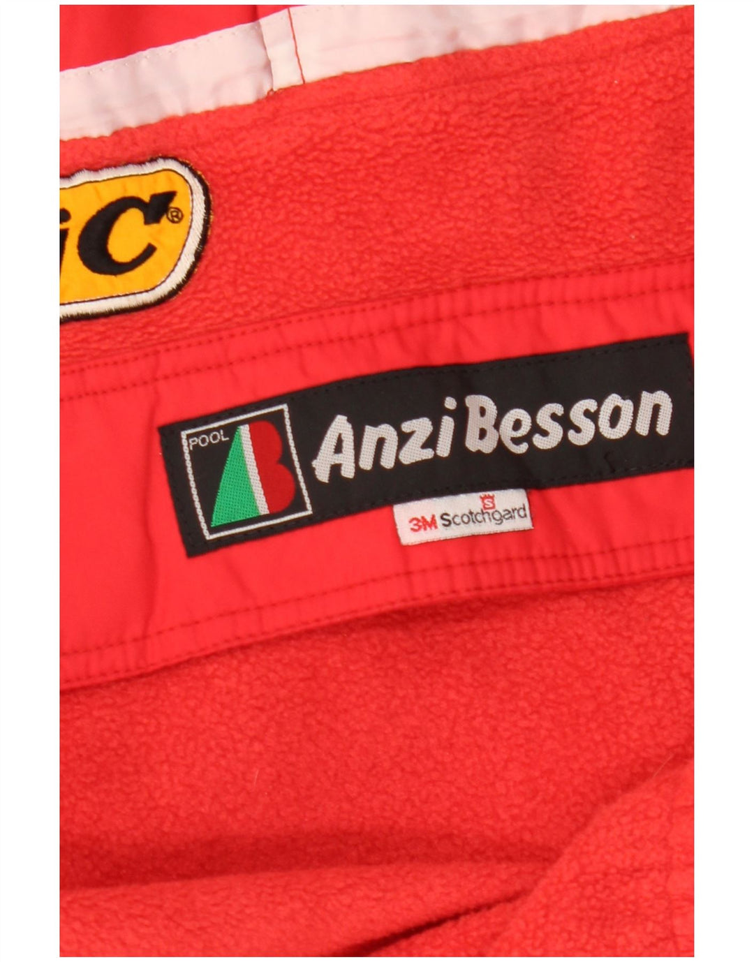 Anzi Besson Herre Loose Fit Grafisk Fleece Jumper IT 50 Medium Rød