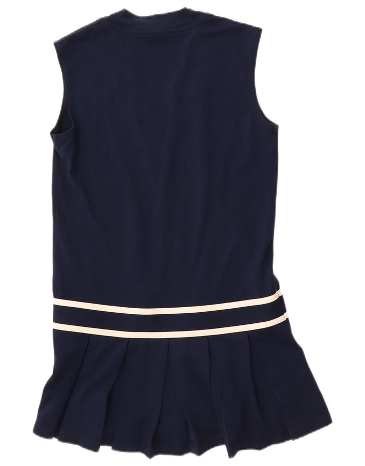 Adidas Dame Tennis Dress UK 8 Small Navy Blue Polyester