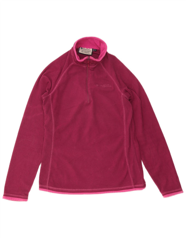 Mountain Warehouse Dame lynlås-hals Fleece Jumper UK 8 Lille Pink Polyester