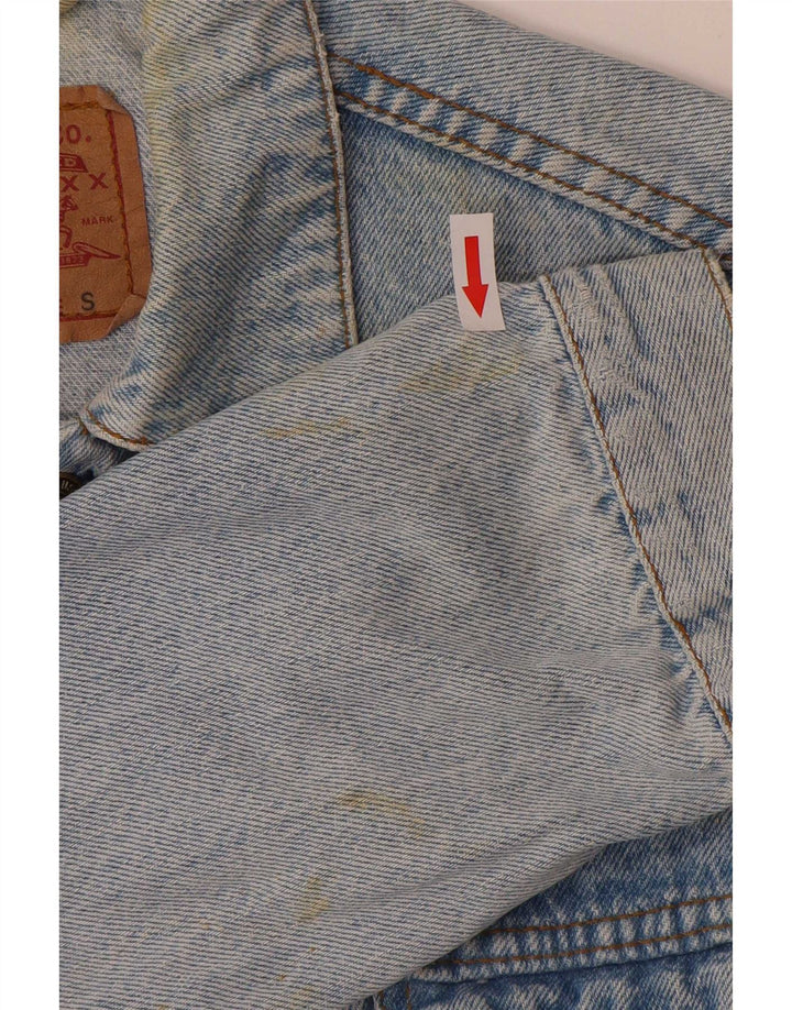 Levi's Herre denimjakke UK 36 Lille blå bomuld