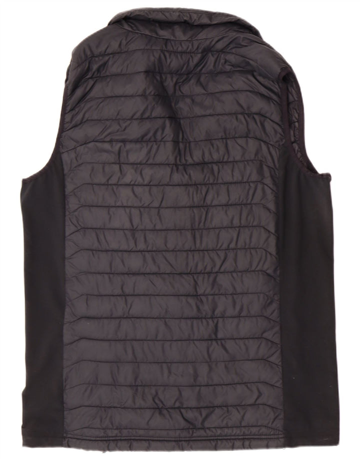 COLUMBIA Polstret Gilet til mænd UK 40 Stor sort nylon