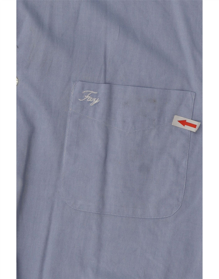 Fay Herreskjorte Str. 44 17 1/2 XL Blå Bomuld
