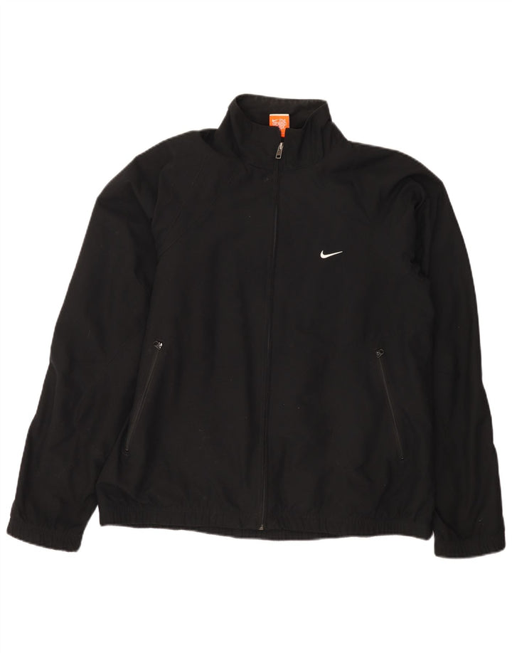 Nike Træningsdragt til mænd Topjakke UK 38/40 Medium Sort Polyester