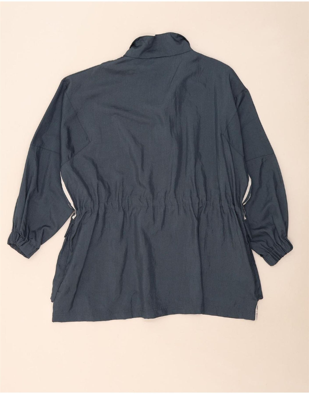Adidas Dame Oversized Utility Jacket UK 8 Small Blue Polyamide