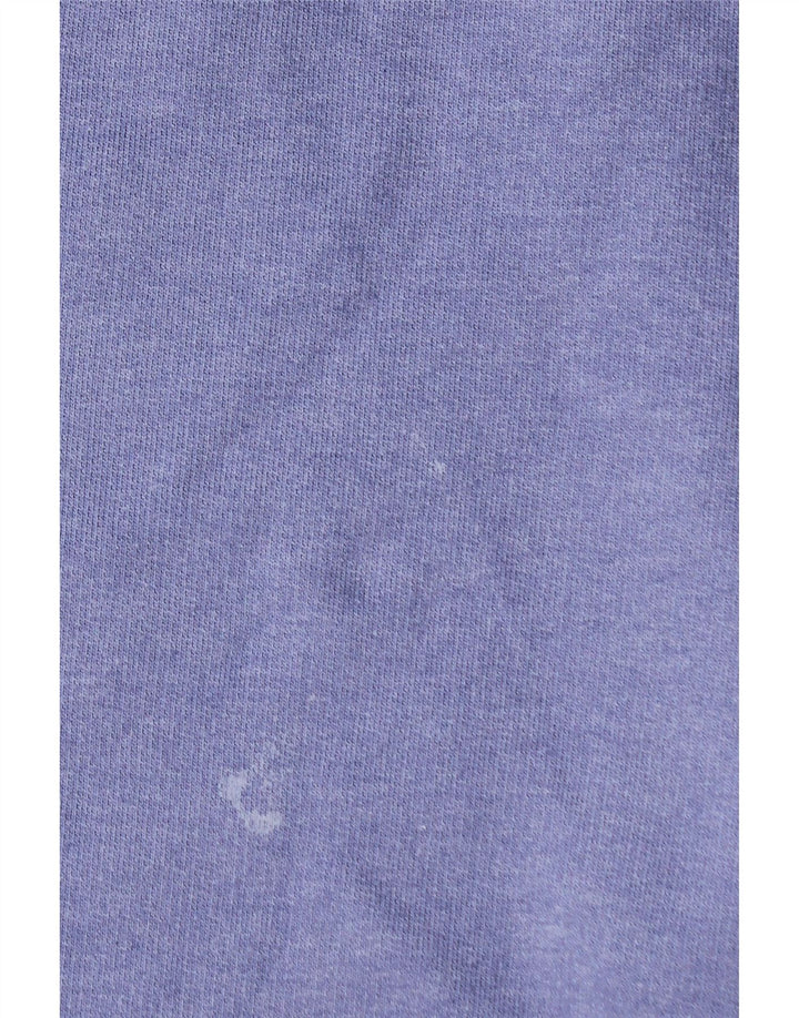 CREW TØJ Herre Sweatshirt Jumper Medium Lilla Bomuld