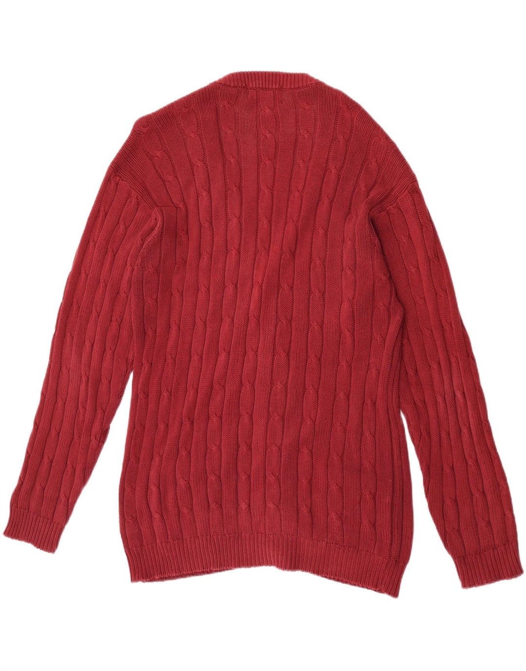 VINTAGE Herre Cardigan Sweater Large Burgundy