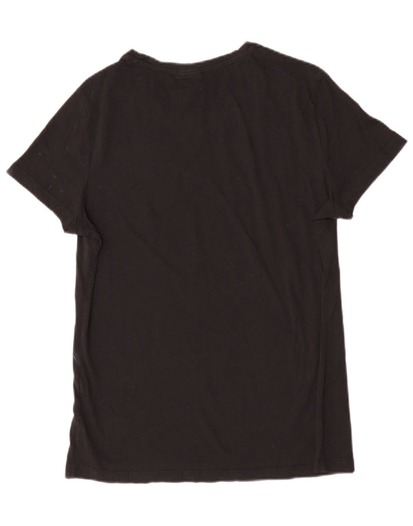 Puma Grafisk T-Shirt Top til kvinder DK 16 Stor Sort
