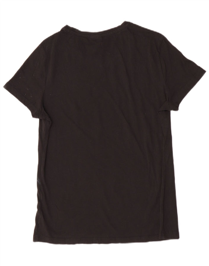 Puma Grafisk T-Shirt Top til kvinder DK 16 Stor Sort