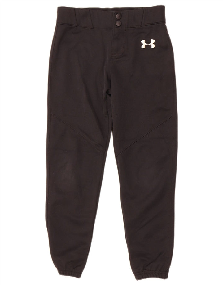 Under Armour Boys Træningsdragt Bukser Joggers 7-8 år Small Black