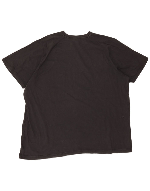 Adidas Herre Grafisk T-Shirt Top 2XL Sort Bomuld