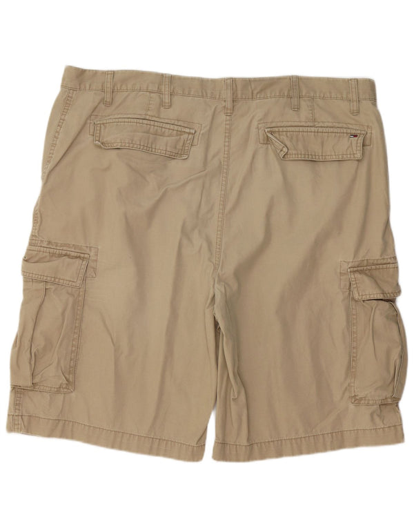 TOMMY HILFIGER Herre Cargo Shorts W40 XL Beige Bomuld