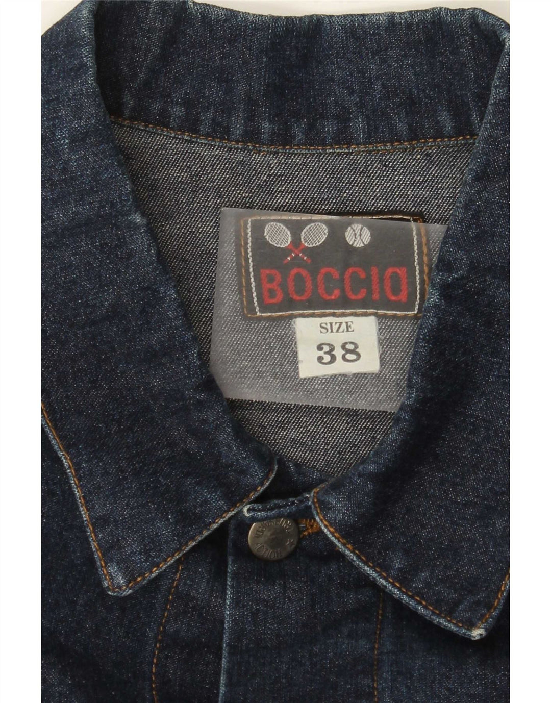 Vintage denimjakke til mænd UK 38 Medium Navy Blue