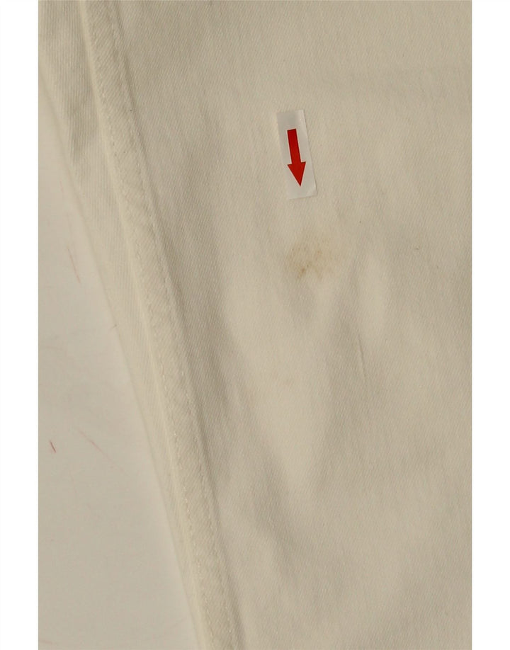 Topshop Dame Slim Jeans W28 L26 Hvid Polyester