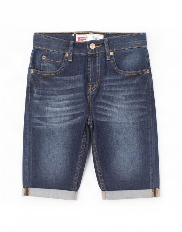 Levi's Boys 511 Slim Fit denimshorts 9-10 år W26 Marineblå Bomuld