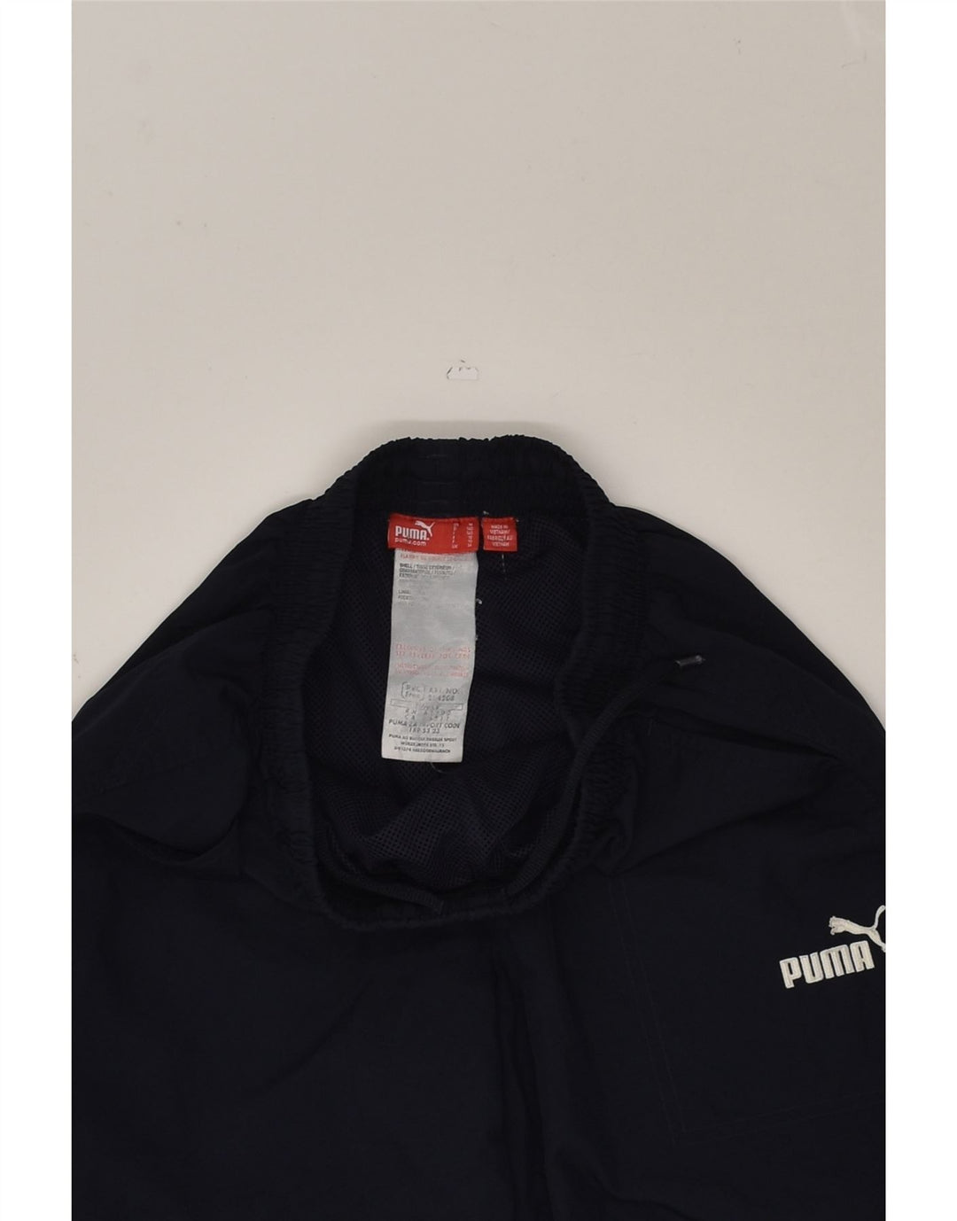 PUMA Boys Bermuda Sport Shorts 9-10 Years Navy Blue Polyester | Vintage Puma | Thrift | Second-Hand Puma | Used Clothing | Messina Hembry 