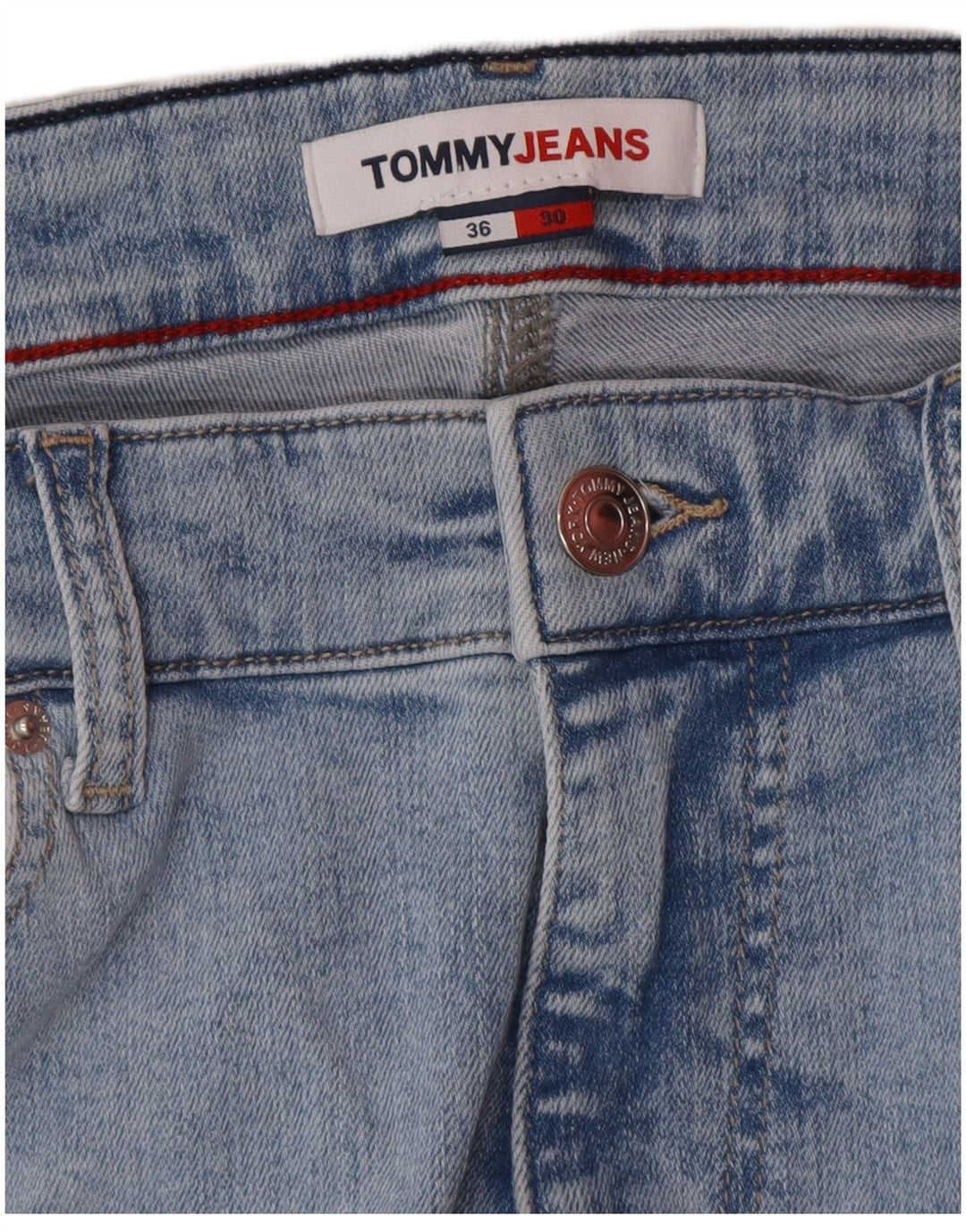 TOMMY HILFIGER Slim Jeans til mænd W36 L30 Blå