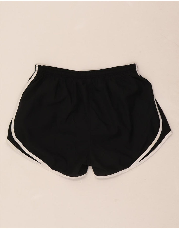 Nike Dame Dri Fit sportsshorts UK 14 Medium Sort Polyester