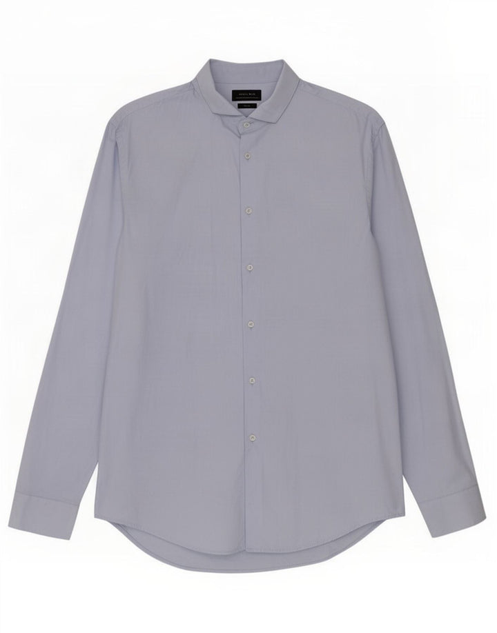 Zara Herre Slim Fit Shirt XL Blå