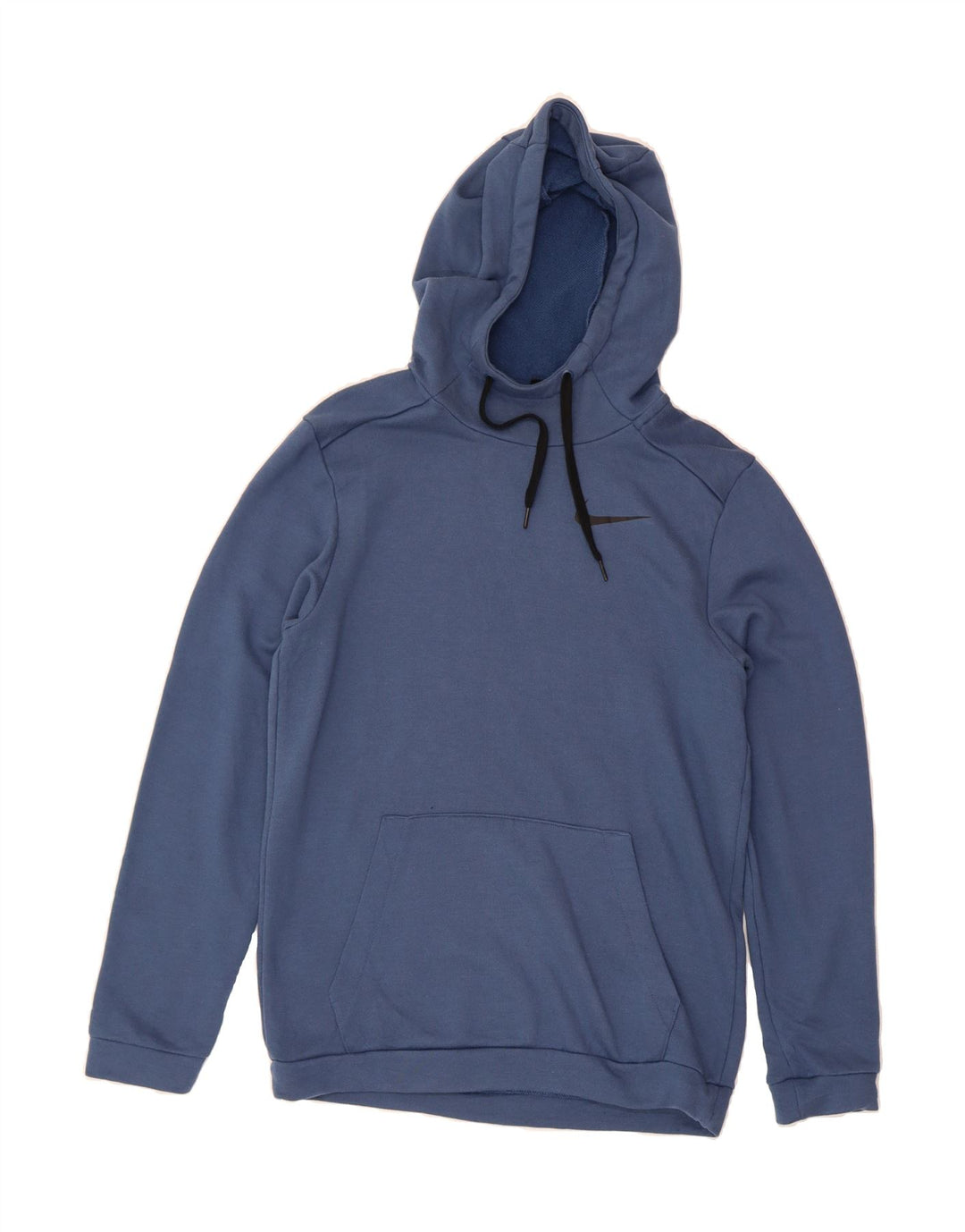 NIKE Mens Dri Fit Standard Fit Hoodie Jumper Small Blue Polyester Vintage Nike and Second-Hand Nike from Messina Hembry 