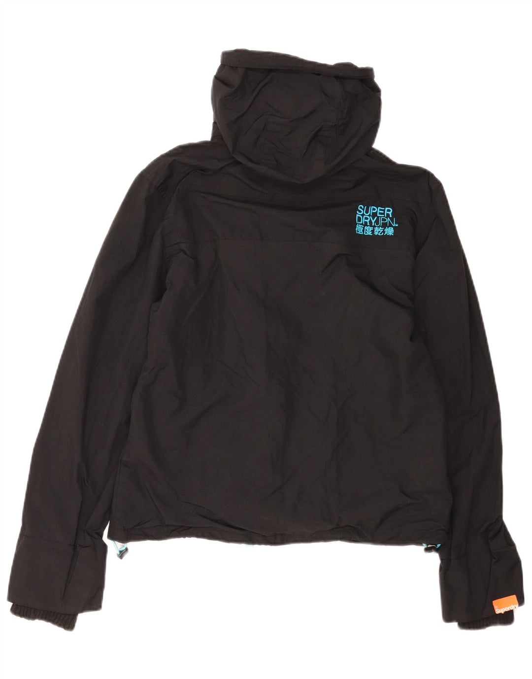 Superdry Graphic Windbreaker Jacket til kvinder UK 16 Large Black