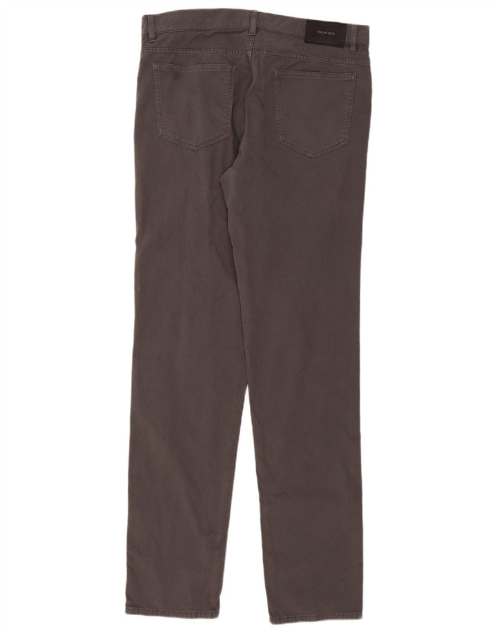 Trussardi Herre Slim Casual Bukser W36 L36 Grå