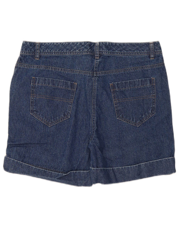 Sasha Dame denim Shorts UK 14 Large W36 Blue Cotton