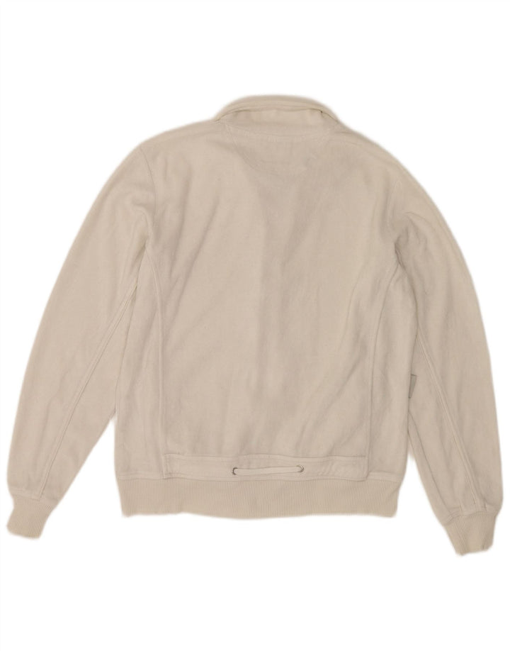 Champion Womens træningsdragt Topjakke UK 10 Small White Bomuld