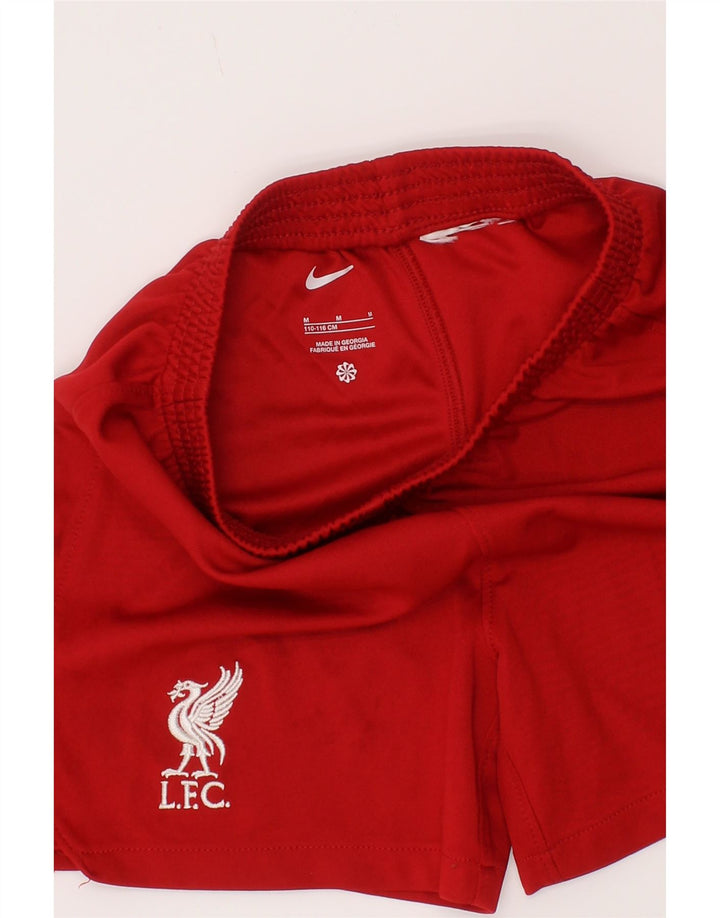 Nike Boys Liverpool Sports Shorts 5-6 år Medium Rød