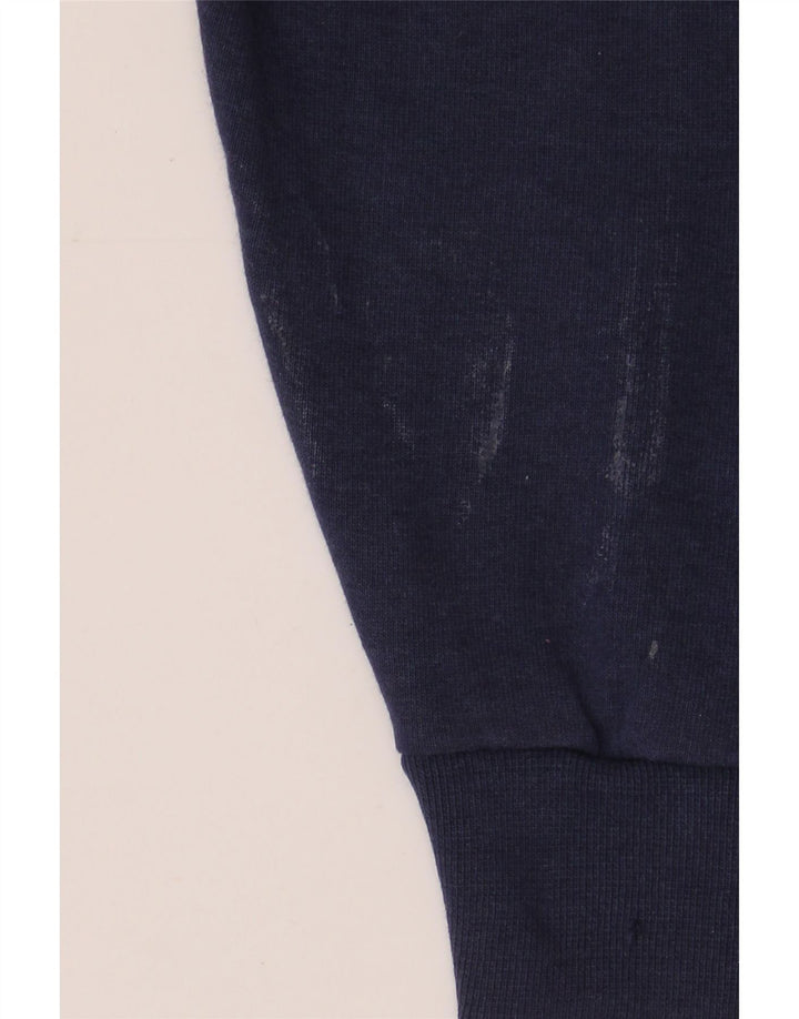 CHAMPION Dame grafisk oversized hættetrøje Jumper UK 14 Medium Navy Blue