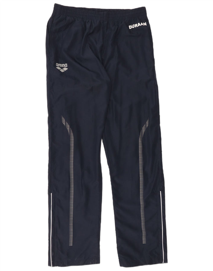 ARENA Mens Tracksuit Trousers Large Navy Blue Polyester