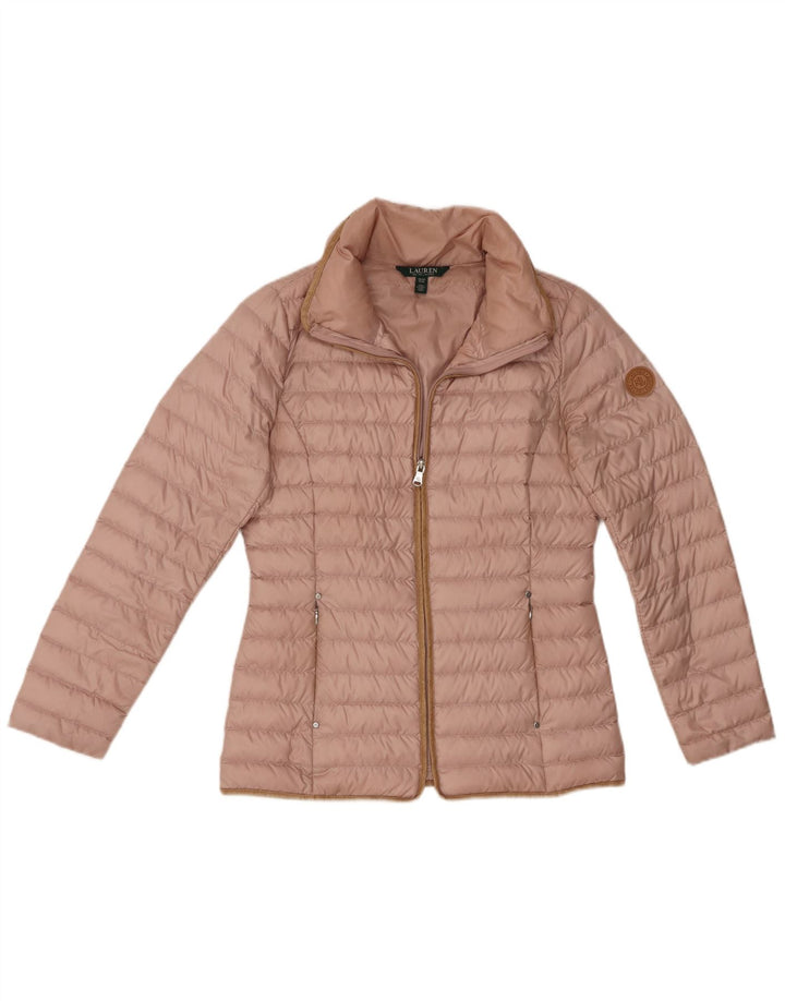 Ralph Lauren Dame Polstret Jakke UK 6 XS Pink Polyester