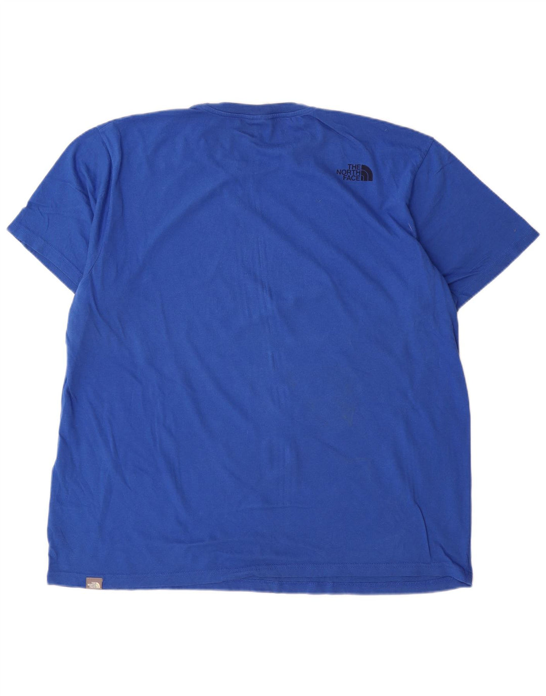 The North Face Herre Grafisk T-Shirt Top 2XL Blå Bomuld