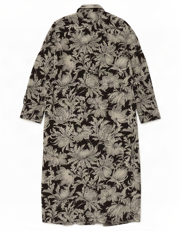 Zara skjortekjole til kvinder UK 6 XS sort polyester