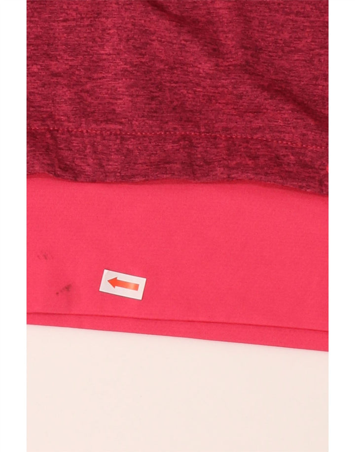 FILA Womens Hoodie Jumper UK 16 Large Red Polyester Vintage Fila and Second-Hand Fila from Messina Hembry 