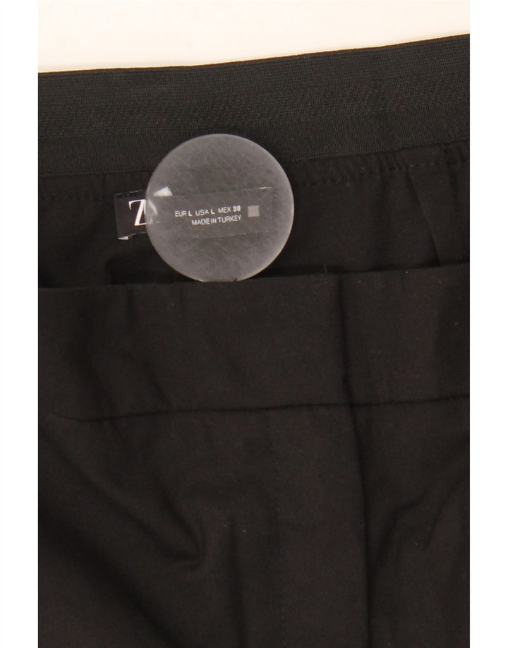 Zara Lige Chinobukser Large W30 L27 Sort