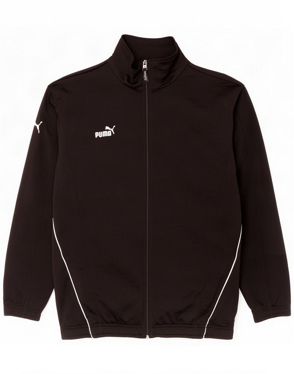 Puma Boys træningsdragt topjakke 15-16 år sort polyester